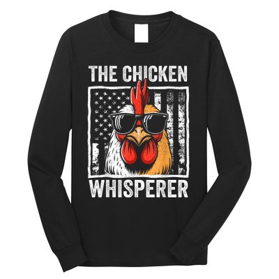 The Chicken Whisperer Farmer Animal Farm Funny Long Sleeve Shirt