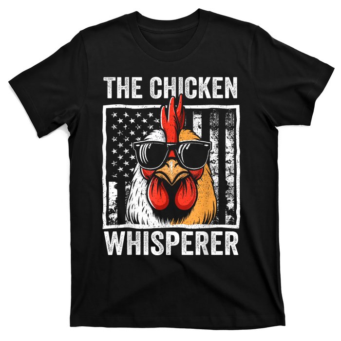 The Chicken Whisperer Farmer Animal Farm Funny T-Shirt