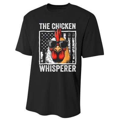 The Chicken Whisperer Farmer Animal Farm Funny Performance Sprint T-Shirt