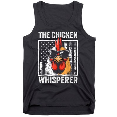 The Chicken Whisperer Farmer Animal Farm Funny Tank Top