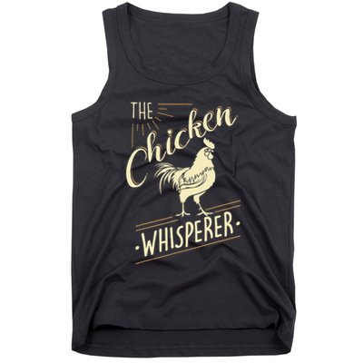 The Chicken Whisperer Funny Chicken Lover Farming Tank Top