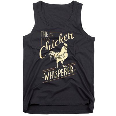 The Chicken Whisperer Funny Chicken Lover Farming Tank Top