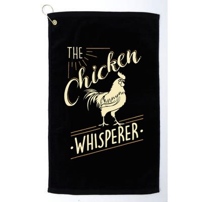 The Chicken Whisperer Funny Chicken Lover Farming Golf Towel