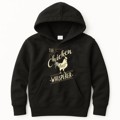 The Chicken Whisperer Funny Chicken Lover Farming Kids Hoodie