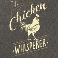 The Chicken Whisperer Funny Chicken Lover Farming Cotton Canvas Backpack