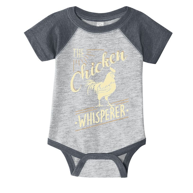 The Chicken Whisperer Funny Chicken Lover Farming Infant Baby Jersey Bodysuit