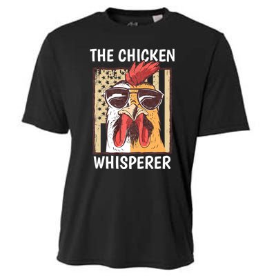 The Chicken Whisperer Farmer Animal Farm Funny Cooling Performance Crew T-Shirt