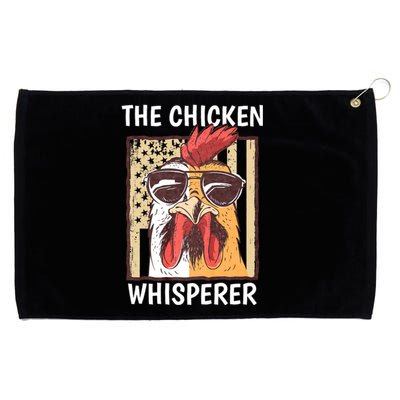 The Chicken Whisperer Farmer Animal Farm Funny Grommeted Golf Towel