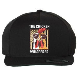 The Chicken Whisperer Farmer Animal Farm Funny Wool Snapback Cap