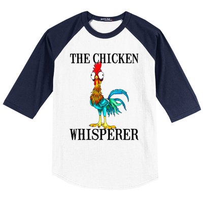 The Chicken Whisperer Costume Chicken Lover Gifts Baseball Sleeve Shirt