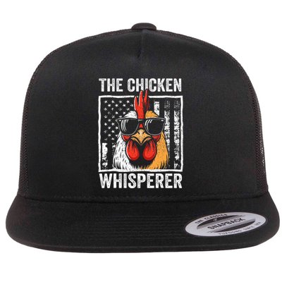 The Chicken Whisperer Farmer Animal Farm Funny Flat Bill Trucker Hat