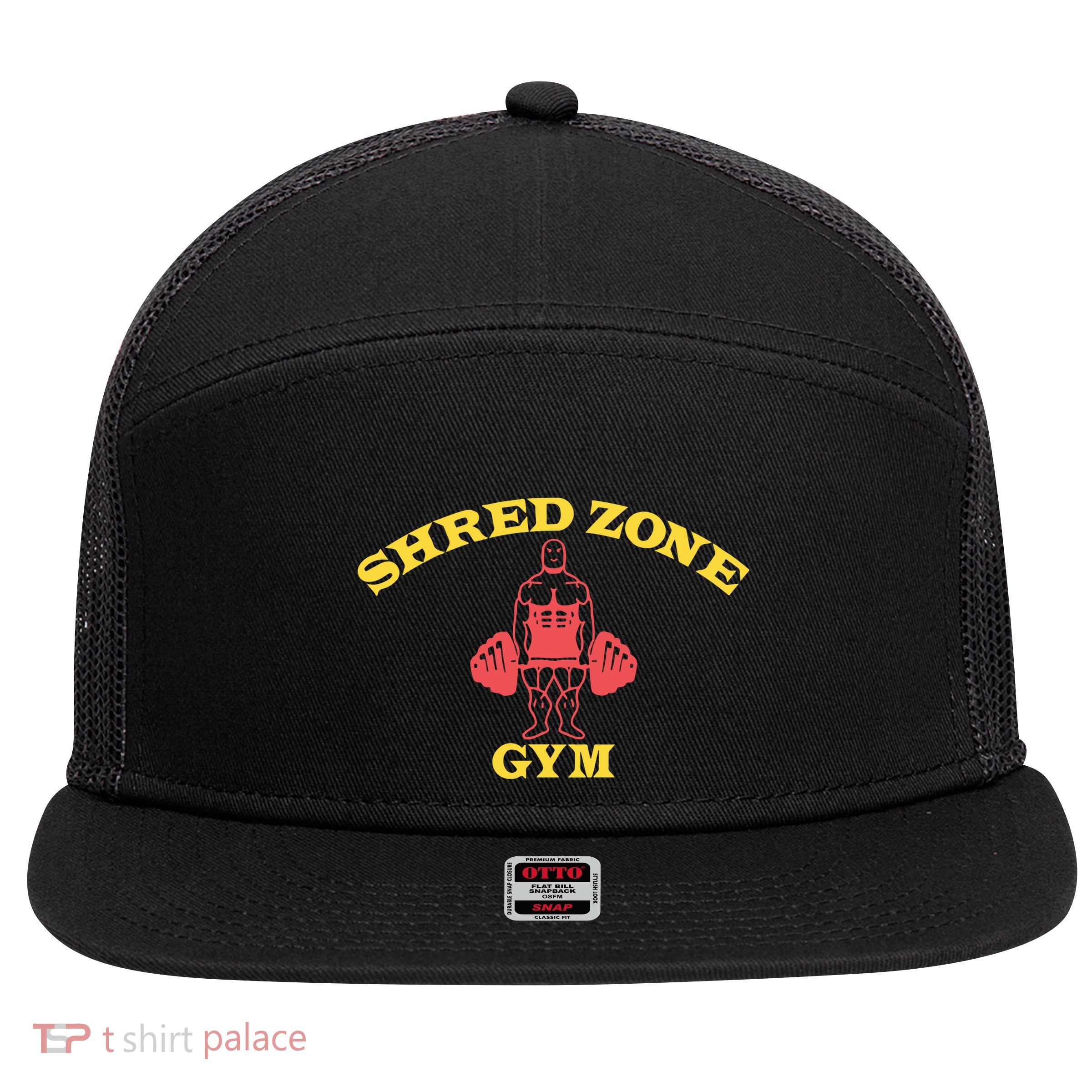 TimothéE Chalamet Wearing Shred Zone Gym 7 Panel Mesh Trucker Snapback Hat