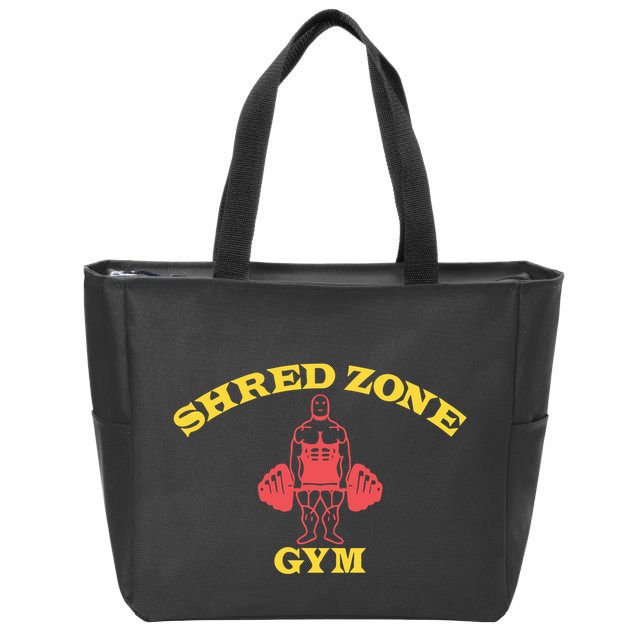 TimothéE Chalamet Wearing Shred Zone Gym Zip Tote Bag