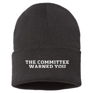 The Committee Warned You Sustainable Knit Beanie