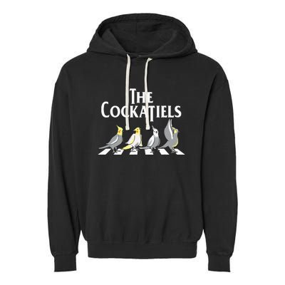 The Cockatiels Weiro Bird Quarrion Parrot Lover Garment-Dyed Fleece Hoodie