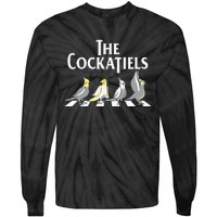 The Cockatiels Weiro Bird Quarrion Parrot Lover Tie-Dye Long Sleeve Shirt