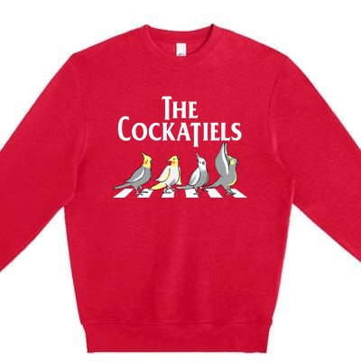 The Cockatiels Weiro Bird Quarrion Parrot Lover Premium Crewneck Sweatshirt