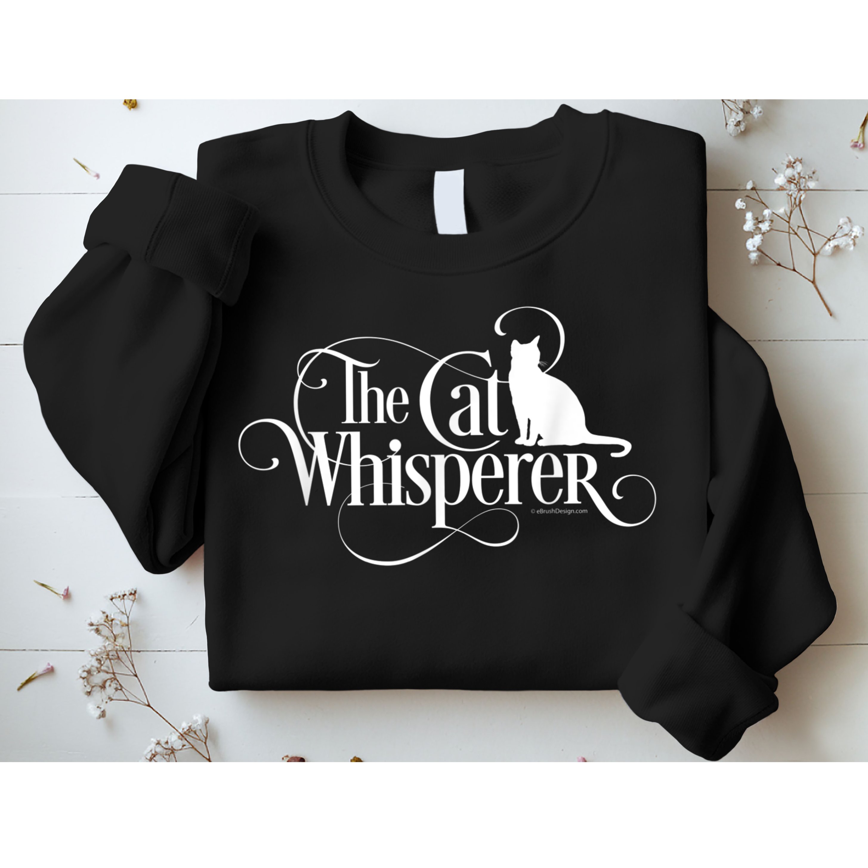 The Cat Whisperer Cat Lover Sweatshirt