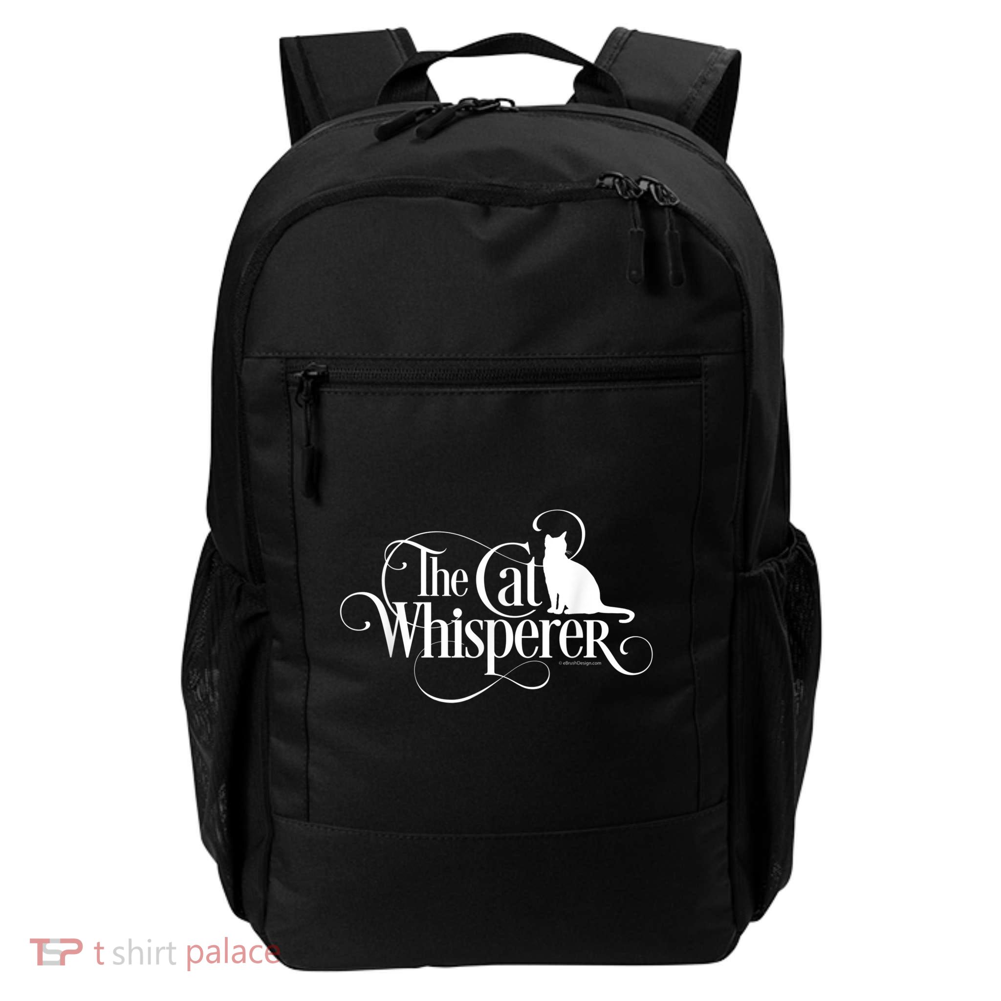 The Cat Whisperer Cat Lover Daily Commute Backpack