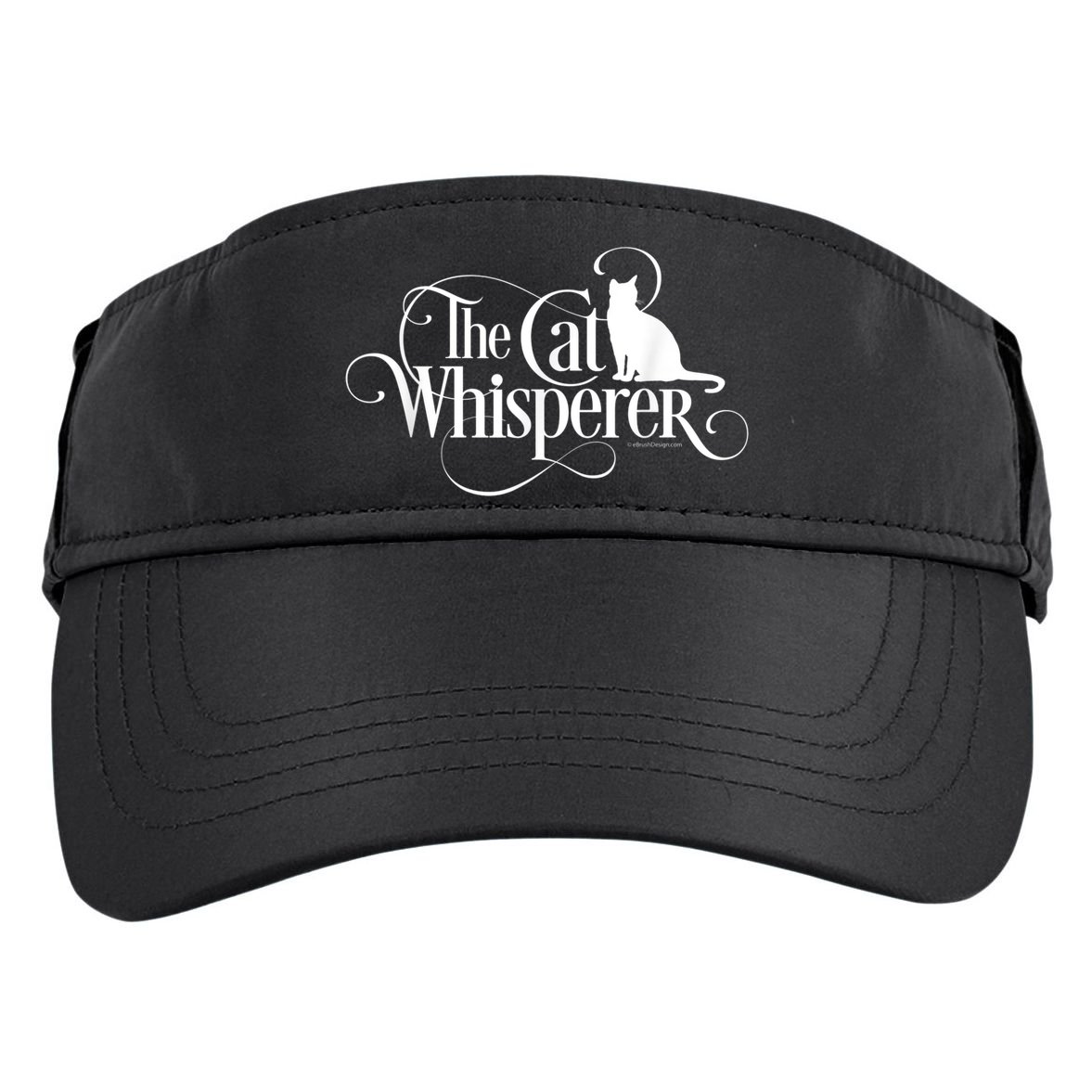 The Cat Whisperer Cat Lover Adult Drive Performance Visor