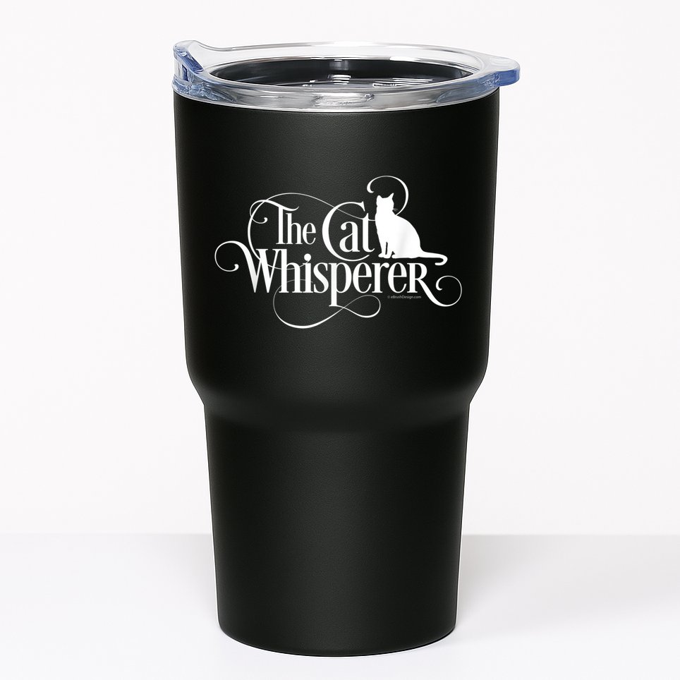 The Cat Whisperer Cat Lover Tumbler