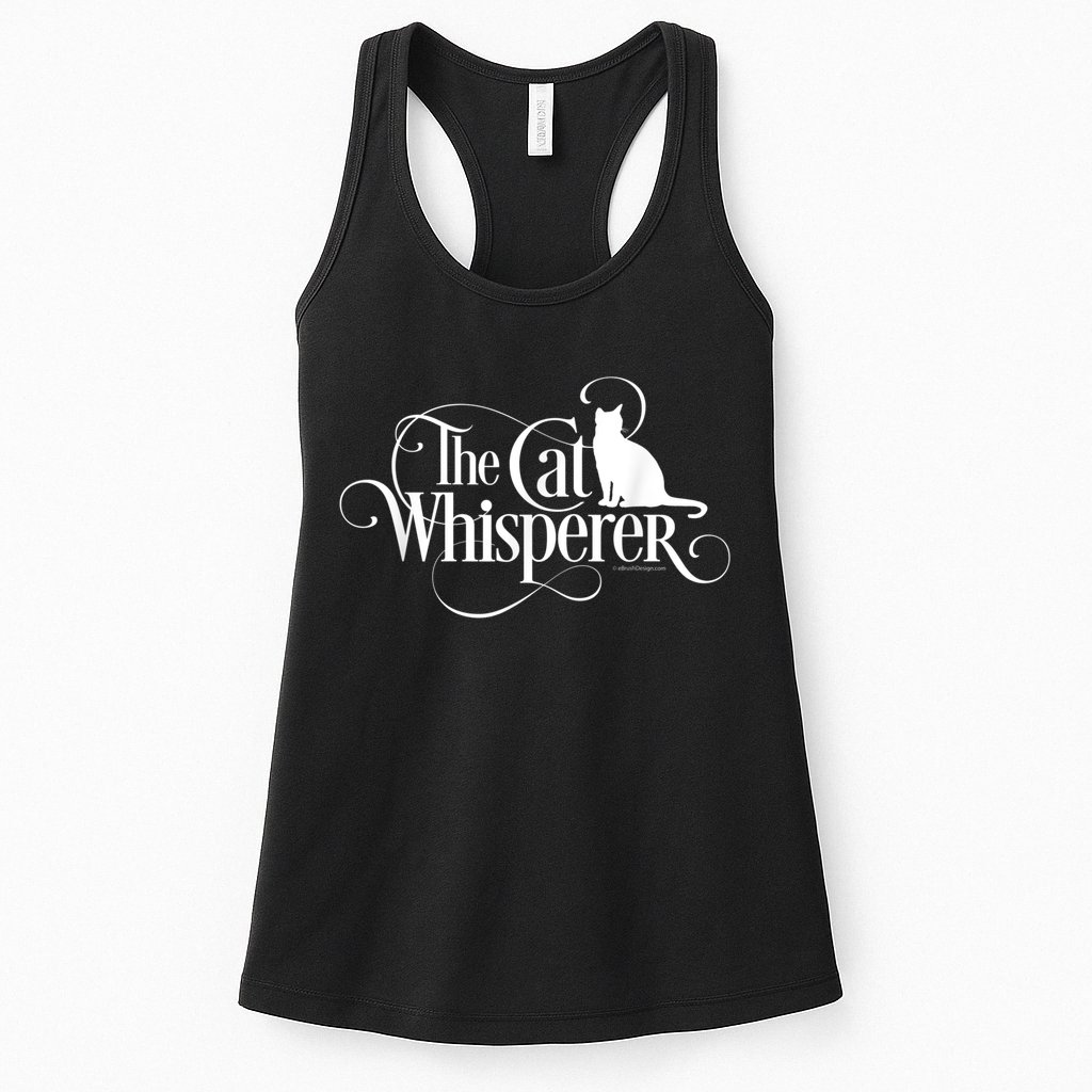 The Cat Whisperer Cat Lover Womens Tank Top