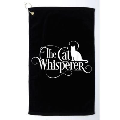 The Cat Whisperer Cat Lover Golf Towel