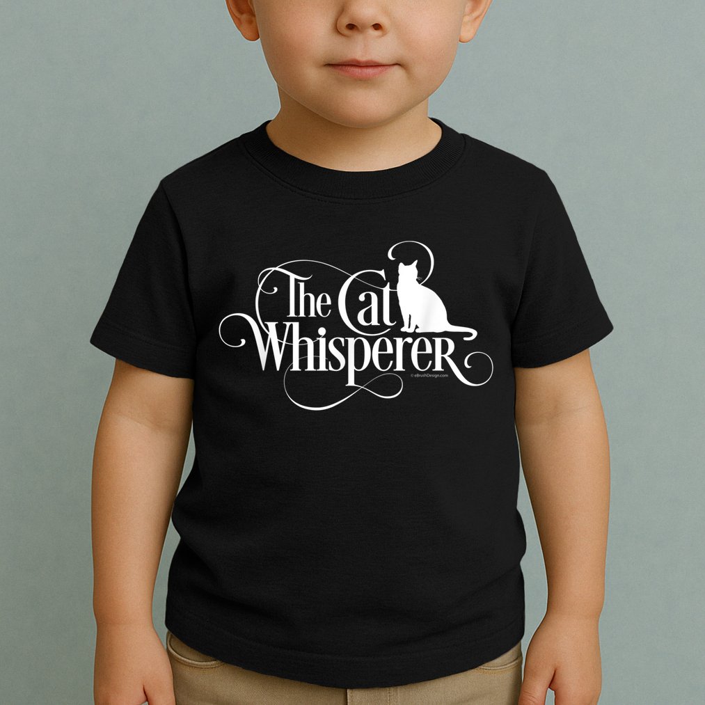 The Cat Whisperer Cat Lover Toddler T-Shirt