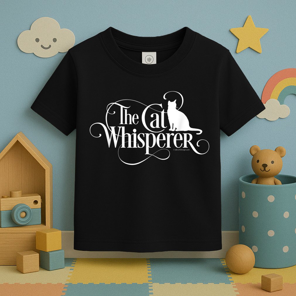 The Cat Whisperer Cat Lover Toddler T-Shirt