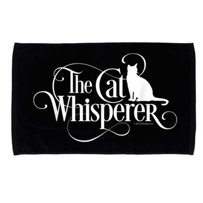 The Cat Whisperer Cat Lover Microfiber Hand Towel