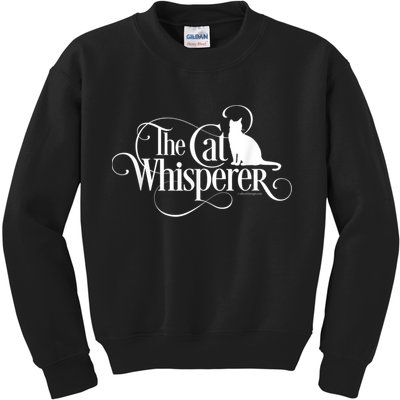 The Cat Whisperer Cat Lover Kids Sweatshirt