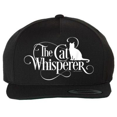 The Cat Whisperer Cat Lover Wool Snapback Cap