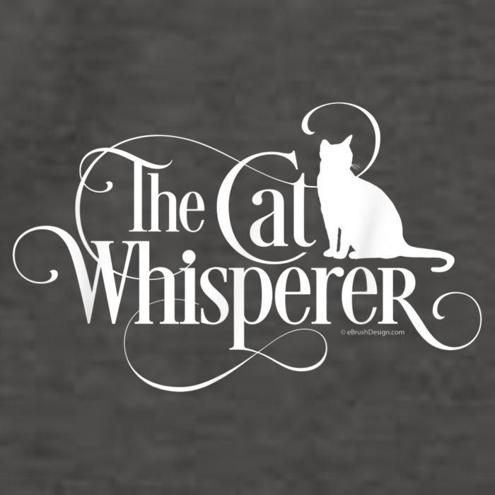 The Cat Whisperer Cat Lover Vector Backpack