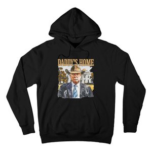 Trump Cowboy Western DaddyS Home Maga Take America Back Hoodie