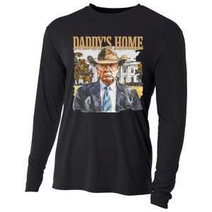 Trump Cowboy Western DaddyS Home Maga Take America Back Cooling Performance Long Sleeve Crew