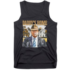 Trump Cowboy Western DaddyS Home Maga Take America Back Tank Top