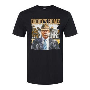 Trump Cowboy Western DaddyS Home Maga Take America Back Softstyle CVC T-Shirt