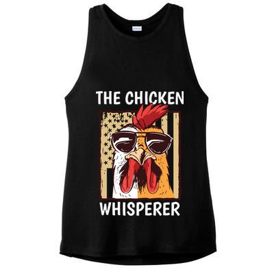 The Chicken Whisperer Farmer Chicken Ladies PosiCharge Tri-Blend Wicking Tank