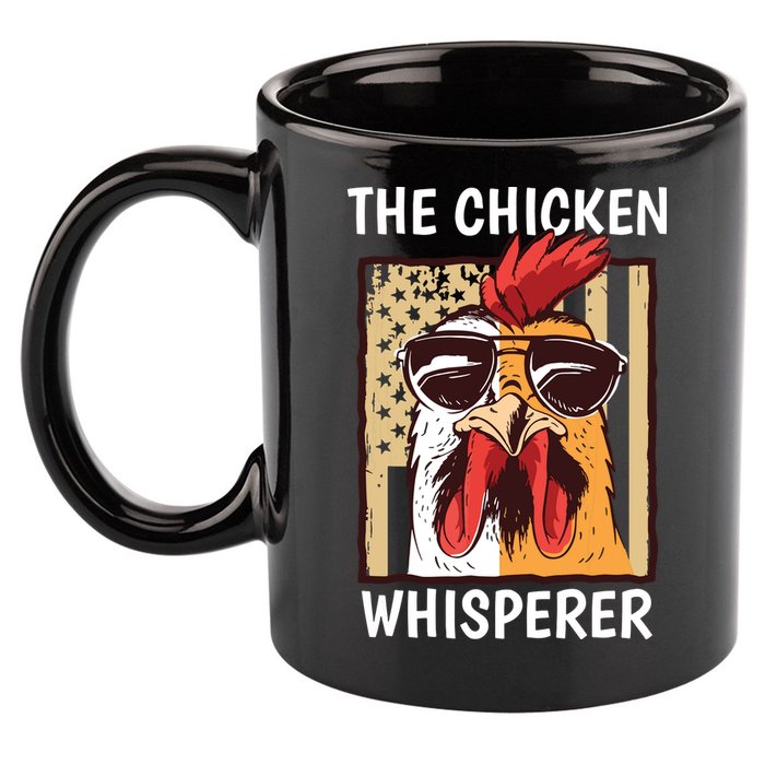 The Chicken Whisperer Farmer Chicken 11oz C Handle Ceramic Mug