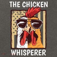 The Chicken Whisperer Farmer Chicken Cotton Canvas Backpack