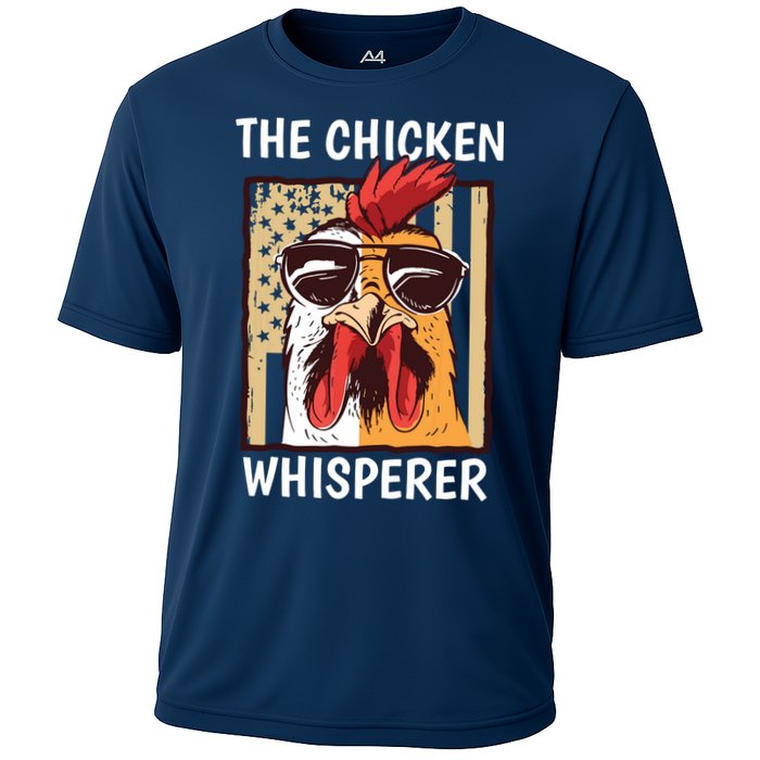 The Chicken Whisperer Farmer Chicken Cooling Performance Crew T-Shirt