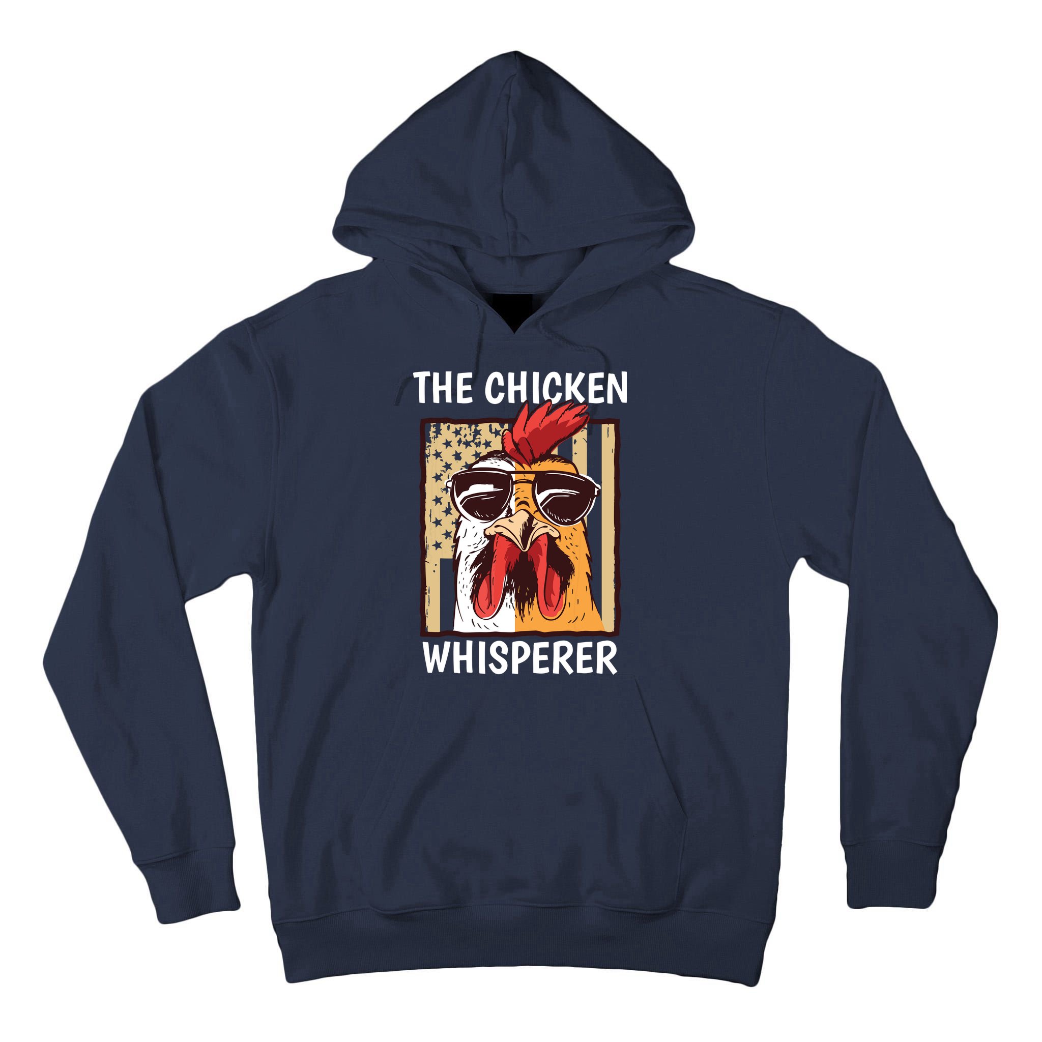The Chicken Whisperer Farmer Chicken Tall Hoodie