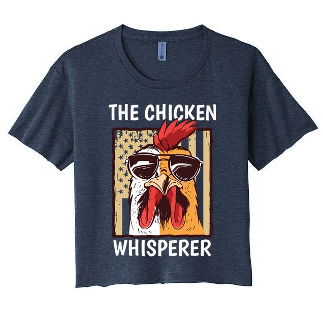 The Chicken Whisperer Farmer Chicken Crop Top