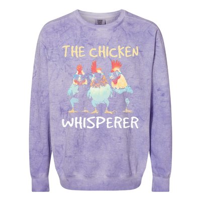 The Chicken Whisperer Colorblast Crewneck Sweatshirt