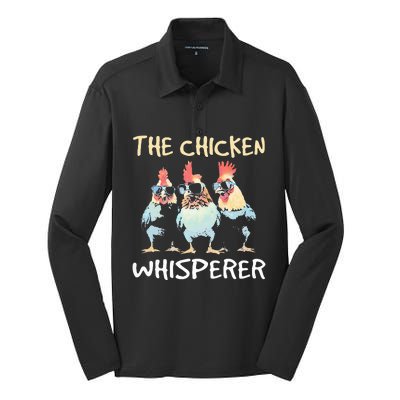 The Chicken Whisperer Silk Touch Performance Long Sleeve Polo