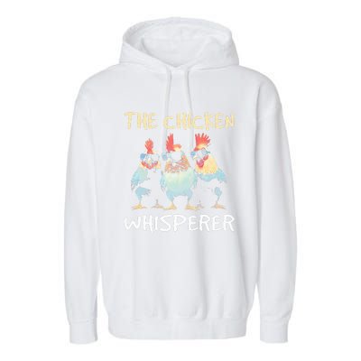 The Chicken Whisperer Garment-Dyed Fleece Hoodie