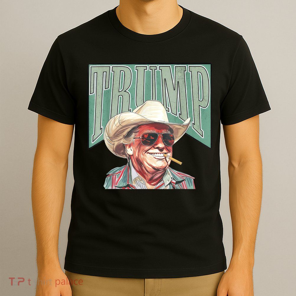 Trump Cowboy Western Make America Great T-Shirt