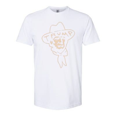 Trump Cowboy Western Donald Trump Softstyle CVC T-Shirt