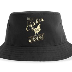 The Chicken Whisperer Funny Chicken Lover Farming Sustainable Bucket Hat