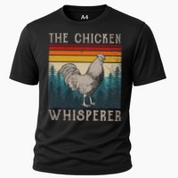 The Chicken Whisperer Funny Chicken Lover Farming Cooling Performance Crew T-Shirt